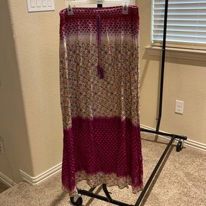 Ivy Jane long Boho skirt, size small